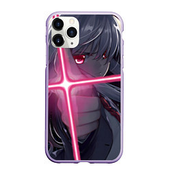 Чехол iPhone 11 Pro матовый Touhou Project Рейсен Удонгейн Инаба, цвет: 3D-светло-сиреневый