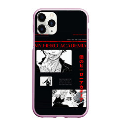 Чехол iPhone 11 Pro матовый Экспозиция - Моя геройская академия, цвет: 3D-розовый