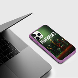 Чехол iPhone 11 Pro матовый Грабители Payday 3, цвет: 3D-фиолетовый — фото 2
