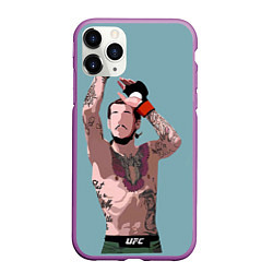 Чехол iPhone 11 Pro матовый Suga sean omelly, цвет: 3D-фиолетовый