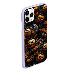 Чехол iPhone 11 Pro матовый Mister Пупкен, цвет: 3D-светло-сиреневый — фото 2