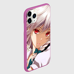 Чехол iPhone 11 Pro матовый Touhou Project Sakuya Izayoi, цвет: 3D-фиолетовый — фото 2