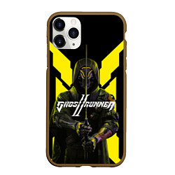 Чехол iPhone 11 Pro матовый Кибер самурай ghostrunner 2