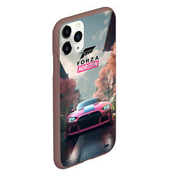 Чехол iPhone 11 Pro матовый Forza horizon game, цвет: 3D-коричневый — фото 2