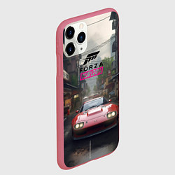 Чехол iPhone 11 Pro матовый Forza Horizon game, цвет: 3D-малиновый — фото 2