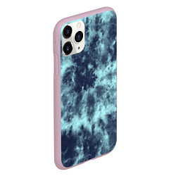 Чехол iPhone 11 Pro матовый Tie-Dye дизайн, цвет: 3D-розовый — фото 2