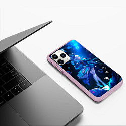 Чехол iPhone 11 Pro матовый Фурина Геншин Импакт, цвет: 3D-розовый — фото 2