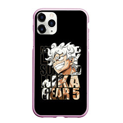 Чехол iPhone 11 Pro матовый Luffy Gear 5 Луффи