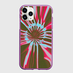 Чехол iPhone 11 Pro матовый Антисоциальность, цвет: 3D-фиолетовый