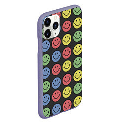 Чехол iPhone 11 Pro матовый Smiley, цвет: 3D-серый — фото 2