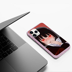 Чехол iPhone 11 Pro матовый Безумный азарт Юмэко Джабами, цвет: 3D-розовый — фото 2