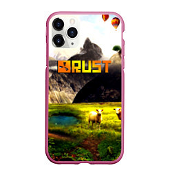 Чехол iPhone 11 Pro матовый Rust poster game