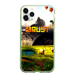 Чехол iPhone 11 Pro матовый Rust poster game
