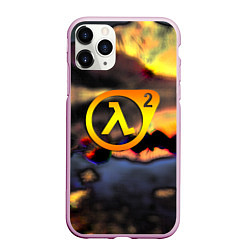 Чехол iPhone 11 Pro матовый Half-life maps, цвет: 3D-розовый