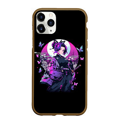 Чехол iPhone 11 Pro матовый Шинобу - Клинок демонов
