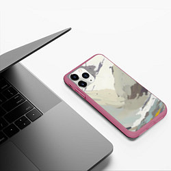 Чехол iPhone 11 Pro матовый Цвета прованса, цвет: 3D-малиновый — фото 2
