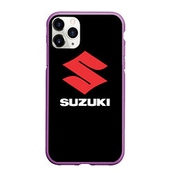 Чехол iPhone 11 Pro матовый Suzuki sport brend, цвет: 3D-фиолетовый