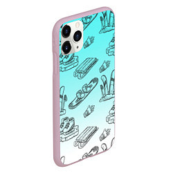 Чехол iPhone 11 Pro матовый Перезимуем, цвет: 3D-розовый — фото 2