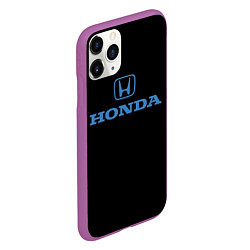 Чехол iPhone 11 Pro матовый Honda sport japan, цвет: 3D-фиолетовый — фото 2