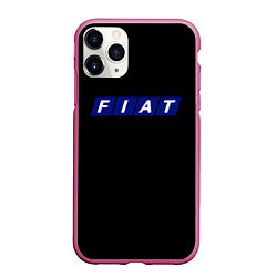 Чехол iPhone 11 Pro матовый Fiat sport auto, цвет: 3D-малиновый