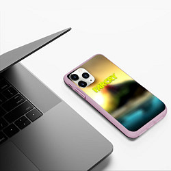 Чехол iPhone 11 Pro матовый Farcry tropicano, цвет: 3D-розовый — фото 2