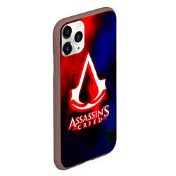 Чехол iPhone 11 Pro матовый Assassins Creed fire, цвет: 3D-коричневый — фото 2