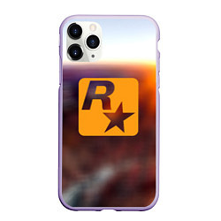 Чехол iPhone 11 Pro матовый Grand Theft Auto rockstar game