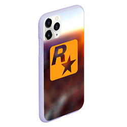 Чехол iPhone 11 Pro матовый Grand Theft Auto rockstar game, цвет: 3D-светло-сиреневый — фото 2