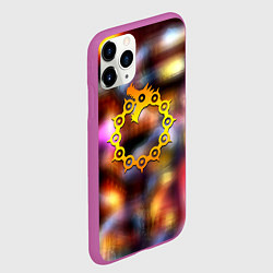 Чехол iPhone 11 Pro матовый Семь смертных грехов аниме, цвет: 3D-фиолетовый — фото 2
