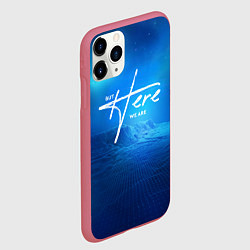 Чехол iPhone 11 Pro матовый Foo Fighters: but here we are, цвет: 3D-малиновый — фото 2