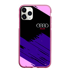 Чехол iPhone 11 Pro матовый Audi stripes