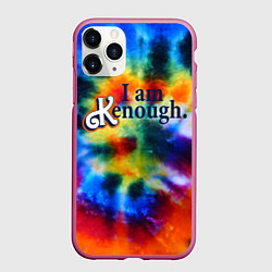 Чехол iPhone 11 Pro матовый Барби - i am kenough, цвет: 3D-малиновый