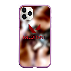 Чехол iPhone 11 Pro матовый Valorant riot games