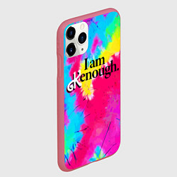 Чехол iPhone 11 Pro матовый I am kenough - meme, цвет: 3D-малиновый — фото 2