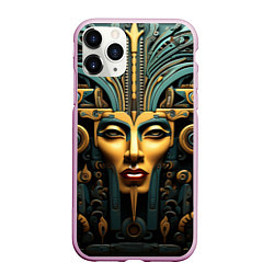 Чехол iPhone 11 Pro матовый Египетские фараоны, цвет: 3D-розовый