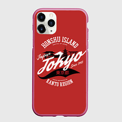 Чехол iPhone 11 Pro матовый Токио - Япония, цвет: 3D-малиновый