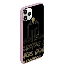 Чехол iPhone 11 Pro матовый Gaimin Gladiators style, цвет: 3D-розовый — фото 2