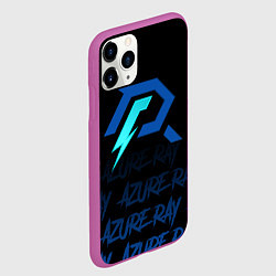 Чехол iPhone 11 Pro матовый Azure ray, цвет: 3D-фиолетовый — фото 2