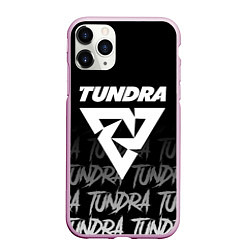 Чехол iPhone 11 Pro матовый Tundra style, цвет: 3D-розовый