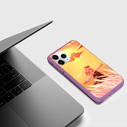 Чехол iPhone 11 Pro матовый Touhou Project Rumia, цвет: 3D-фиолетовый — фото 2