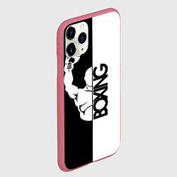 Чехол iPhone 11 Pro матовый Boxing - чемпион, цвет: 3D-малиновый — фото 2