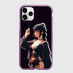Чехол iPhone 11 Pro матовый Шэдоухарт - Baldurs Gate 3, цвет: 3D-фиолетовый