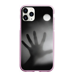 Чехол iPhone 11 Pro матовый Рука в ночном тумане