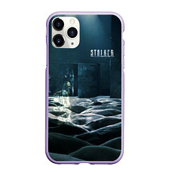 Чехол iPhone 11 Pro матовый STALKER Одиночка призрак, цвет: 3D-светло-сиреневый