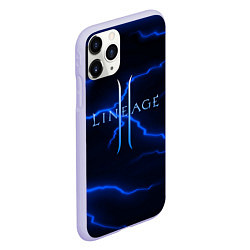 Чехол iPhone 11 Pro матовый Lineage storm, цвет: 3D-светло-сиреневый — фото 2