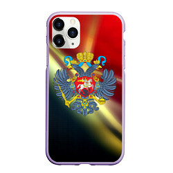 Чехол iPhone 11 Pro матовый Герб РФ патриот