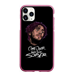 Чехол iPhone 11 Pro матовый Game over Lil peep