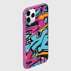 Чехол iPhone 11 Pro матовый Спрей душа, цвет: 3D-фиолетовый — фото 2