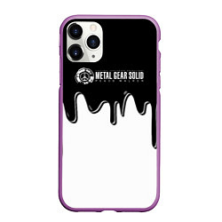 Чехол iPhone 11 Pro матовый Metal Gear kojima, цвет: 3D-фиолетовый