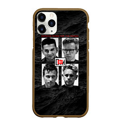 Чехол iPhone 11 Pro матовый Depeche Mode - Rose Bowl show, цвет: 3D-коричневый